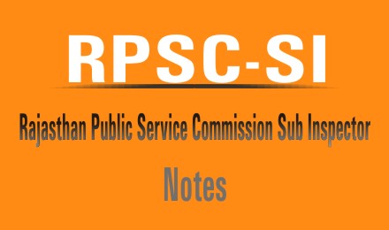  RPSC-SI Rajasthan Public Service Commission Sub inspector Question Papers